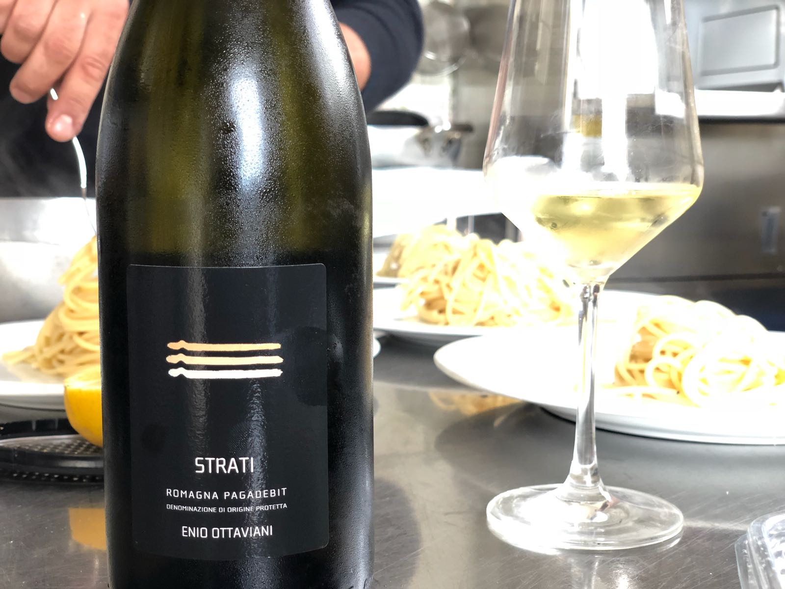 pagadebit Strati Enio Ottaviani pairing with Spaghetti