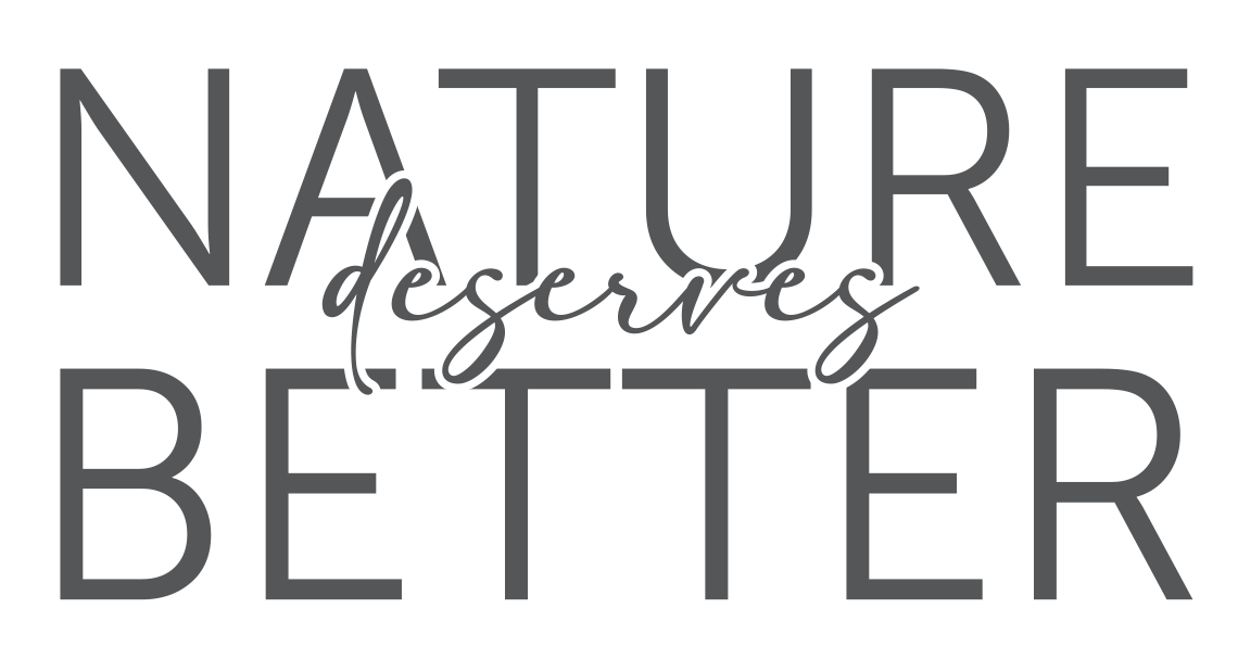 Nature deserves better logo